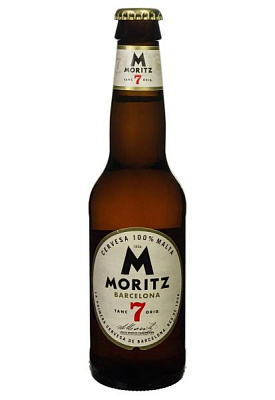 пиво moritz 7 5,5% светлое стекло 0.33 л
